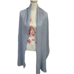 Club Monaco Light Blue Women's Wrap Scarf